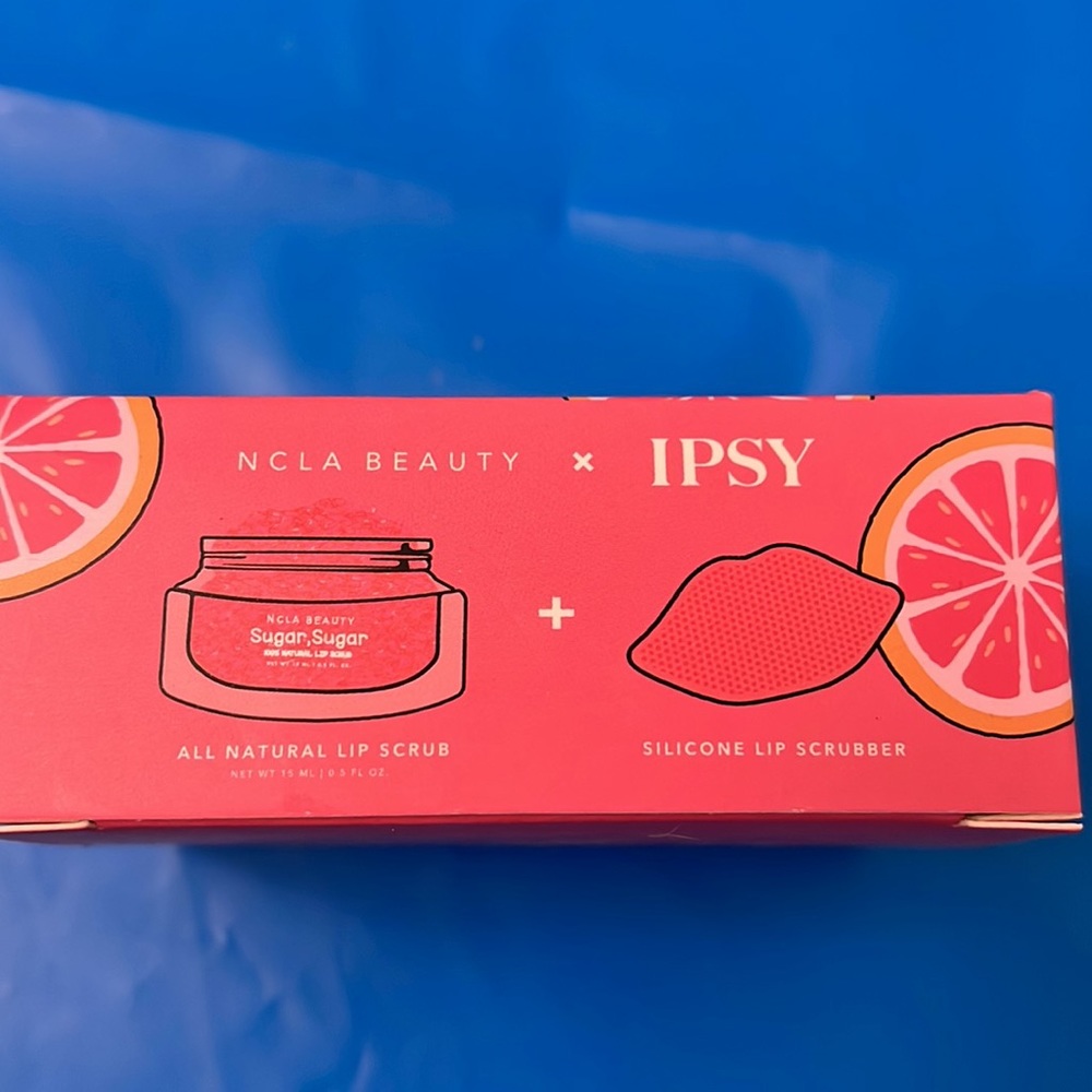 NCLA BEAUTY Lip Scrub & Lip Balm PINK GRAPEFRUIT x IPSY 🌟BNIB NEW